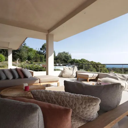 Villa Hauts De La Testa Avec Piscine, Vue Mer Vila Zonza